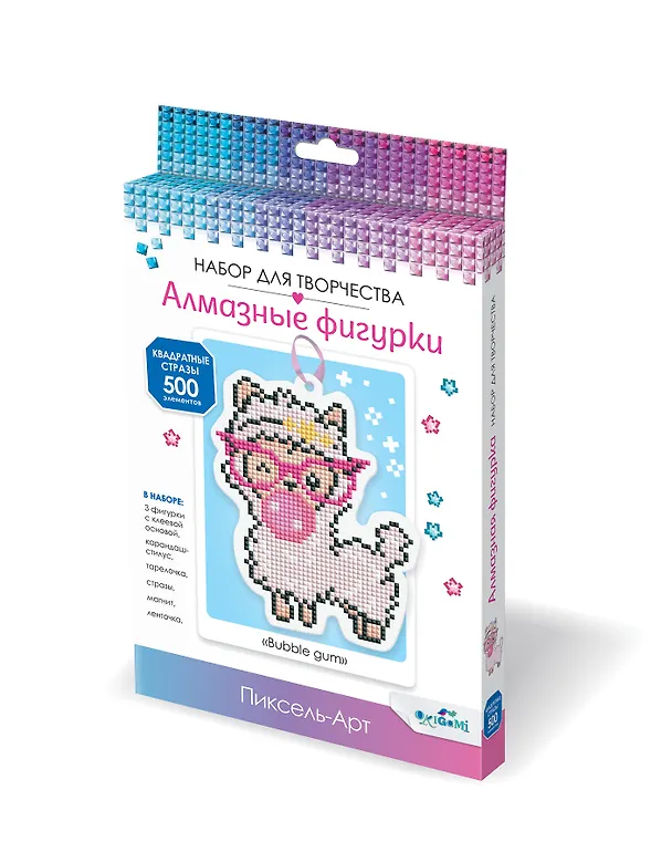 Набор алмазных фигурок с магнитом и ленточкой "ВBubble gum" 2955502 — 1