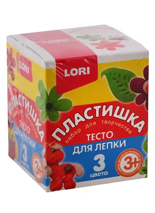Тесто для лепки. Пластишка. Набор №16, 3цв. по 70 гр. 2792577