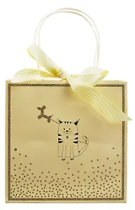 Пакет А5 23*18*10 "Котик с шариком" дет., бум.мат.ламинат