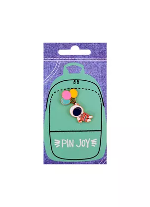 Значок Pin Joy Космонавт с воздушными шариками (металл) (12-08599-917) — 2856702 — 1