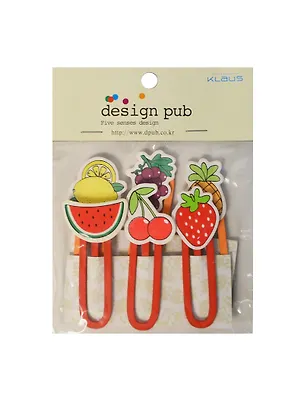 Закладки Фрукты деревянные (6 шт.) (003030) (Карамба) 2401525