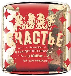 Конфета пралине СЧАСТЬЕ, со специями Гарам масала, в молочном шоколаде, 50г