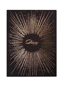 Ежедневник недат. А5 80л Золотое мерцание интегр.переплет, лам.софт-тач, тисн.фольгой, офсет