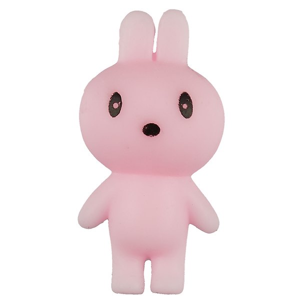 Игрушка-антистресс Зайка на спинке (силикон) (6х4х4) 2641488 — 1