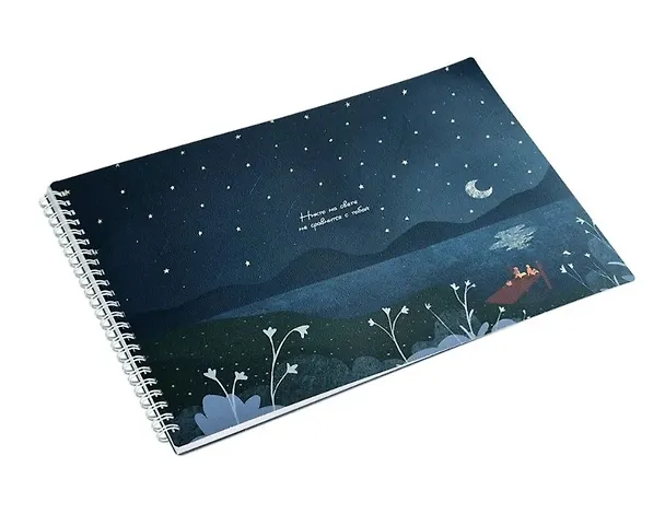 Альбом для рисования, Dreamer, Пруд, А4, 40 листов, спираль 3151046 — 5