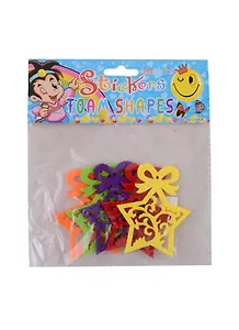 Новогодние вырубки из фетра 2 в шары, звезды