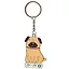 Брелок My lucky charm Мопс фр-фр (металл) (12-07150-716464891) — 2710958 — 1