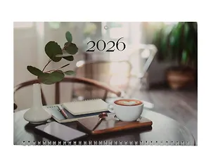 Календарь квартальный 2026г 305*680 "Офисный стиль" настенный, трёхблочный, спираль