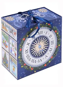 Коробка подарочная "Новогодние часы" 18*18*9,5 Новый год, картон