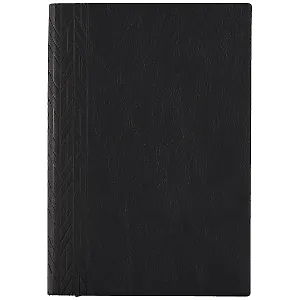 Ежедневник недат. А5 160л "Буйвол" черный, кожзам, мягкий переплет, тонир.блок, ляссе