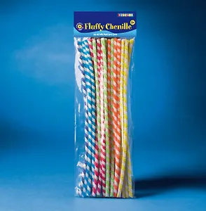 Пушистый шениль (полоска неон) (25шт) (2470062) (упаковка) (3+)