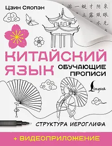 Китайский язык. Обучающие прописи. Структура иероглифа + видеоприложение