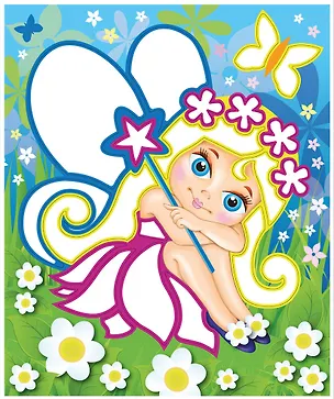 Набор для творчества, Аппликация фольгой Волшебная фея 34903 2668345