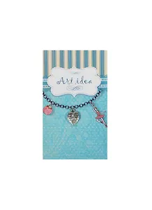 Кулоны в асс.1 Подвеска Сердце со стразом (QA 4565) (14021195) (упаковка)