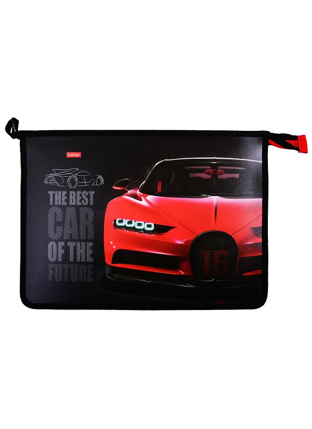 Папка для тетрадей «Best car» А4, пластик, на молнии, Hatber 257483 — 1