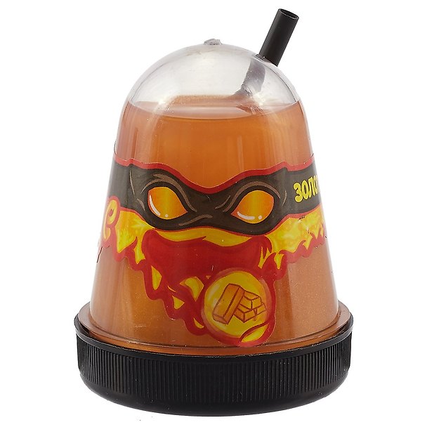 Игрушка слайм, Лизун Слайм ниндзя Slime Ninja, золотой, 130гр. 2650565 — 1