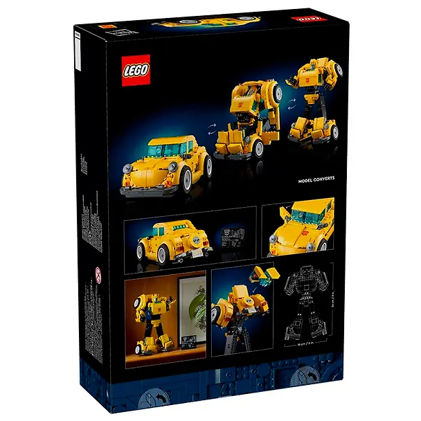 10338 Конструктор LEGO Icons Трансформеры: Робот Бамблби, 950 деталей, возраст 18+ 3169404 — 3