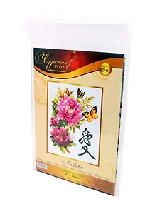 Набор д/творчества ЧУДЕСНАЯ ИГЛА 87-01 Набор для вышивания "Любовь" 21*25см.