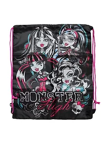 Мешок для сменной обуви "Monster High" 43*34см, черный, Академия Групп