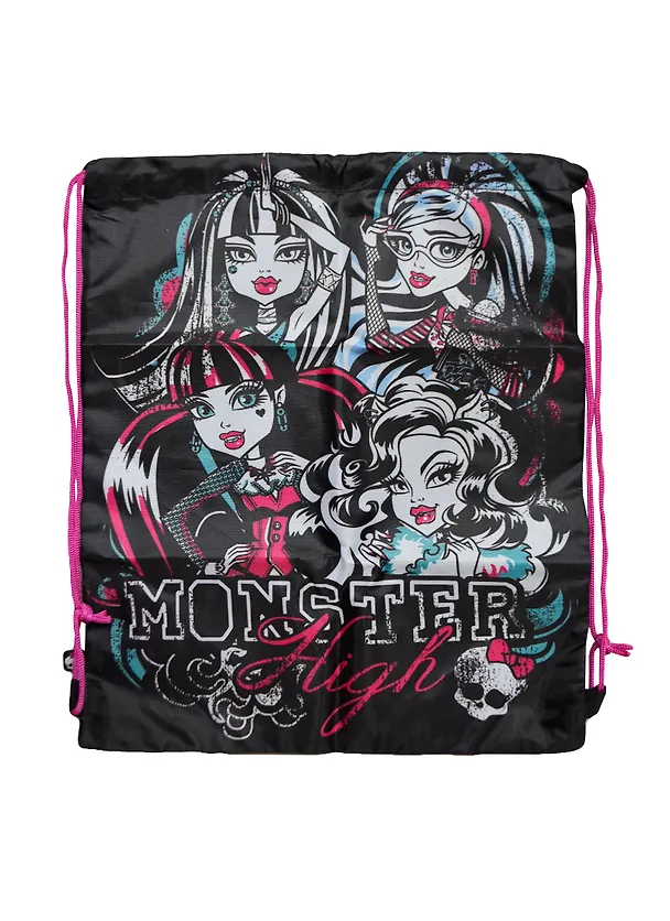 Мешок для сменной обуви «Monster High» черный, 43X34см 232344 — 1