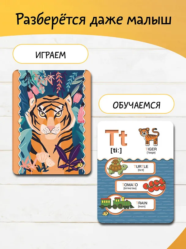 Книга Английский алфавит 4D (Наталия Куцаева, Анастасия Прудник) — 8