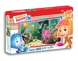 Пазл Оригами 160эл 220*330мм Фиксики Рыбки 330358