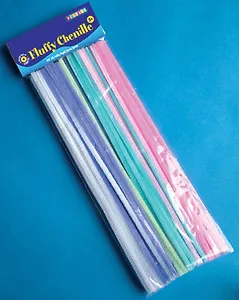 Набор для творчества PLAYBOX Пушистый шениль Пастель 7мм (50шт)