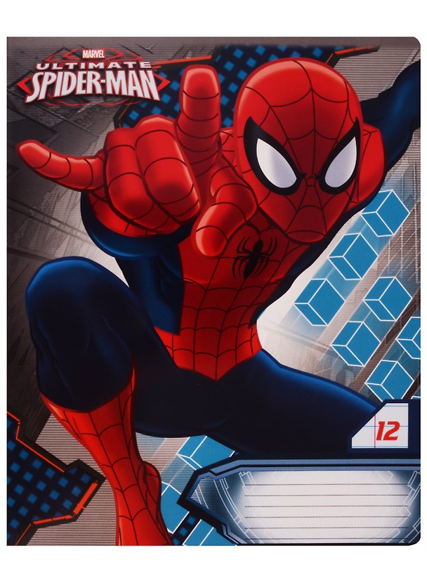 Тетрадь 12 листов линейка "Spider-man" 245250 — 1