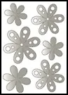 Зеркальный стикер Декоретто Весенние цветы (MF 4003) (35х50) 2310711 — 1
