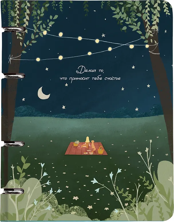 Тетрадь в клетку Dreamer Фонарики, 120 листов, на кольцах, Be Smart 3151158 — 1