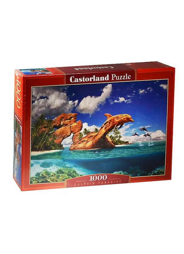 Пазлы 1000 Дельфиний рай (C-103508) (68х47см) (коробка) (Castorland Puzzle) 2546155 — 1