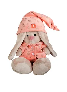 Игрушка мягкая Budi Basa, мягконабивная Зайка Ми в розовой пижаме - малая 18см