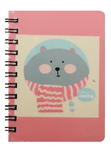 Записная книжка "Мишка в шарфике" А7, 80л