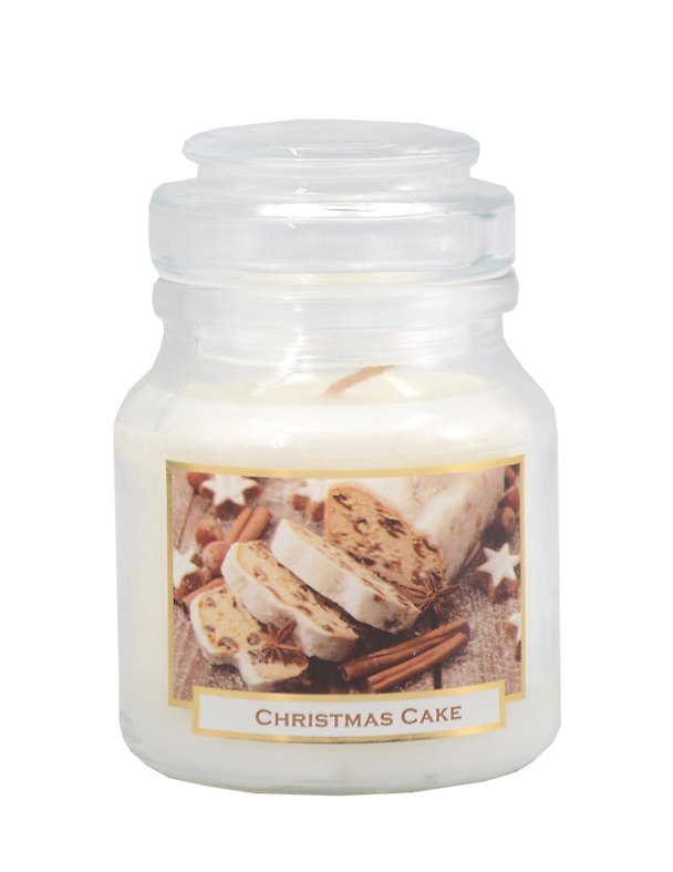 Ароматизированная свеча в баночке Рождественский пирог (Christmas Cake) (130г) 3131405 — 1