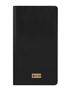 Записная книжка А6+ 96 листов, нелинованная/линейка, черная, Schiller