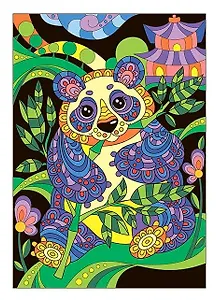 Набор для творчества LORI Картина по номерам для малышей Панда Ркн-014