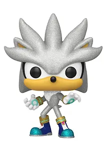 Фигурка Funko POP! Games Sonic the Hedgehog Silver (DGLT) (Exc) (1103) (Fun87227)
