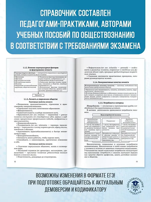 Книга ЕГЭ. Обществознание. Новый полный справочник для подготовки к ЕГЭ (Сергей Шевченко, Пётр Баранов, Александр Воронцов) — 7