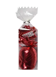 Набор для упаковки "Фактура красный", лента, бант 2шт