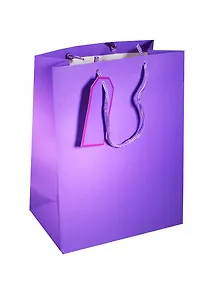 Пакет подарочный бумажный А4 26*32*12 сиреневый, мат. ламинат, Хансибэг