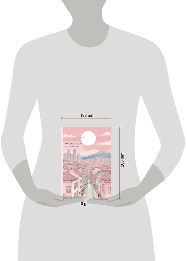 Ежедневник недатированный «Korean style» А5, 72 листа, Эксмо 3121021 — 5