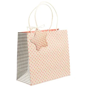 Подарочный пакет «Pink dots», А5