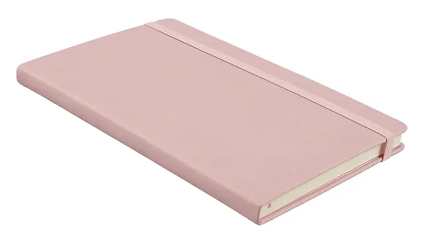 Книга для записей А5 96л тчк. "Joy Book. Розовая вуаль" иск.кожа, тонир.блок, скругл.углы, ляссе, резинка, карман на задн.форзаце 3071578 — 3