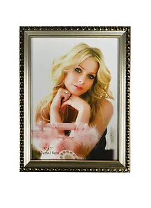 Фоторамка пластик 13*18 "Серебро с принтом", Xianju Maojia Crafts Factory