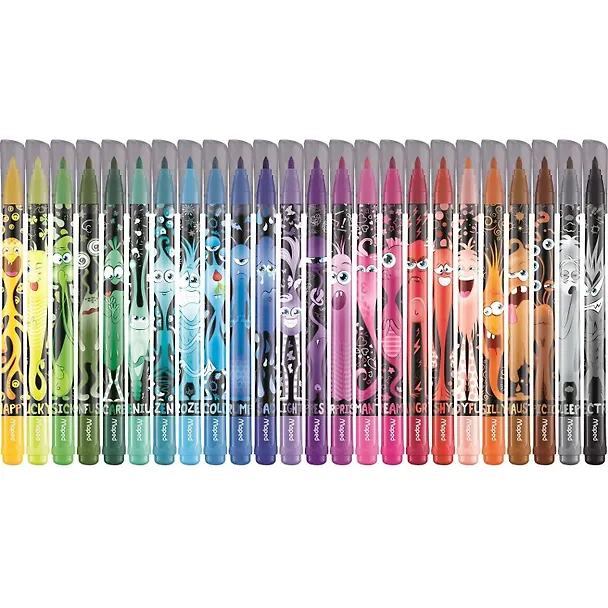 Фломастеры «Color'peps Monster» Maped, 24 цвета 258564 — 2