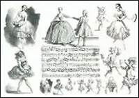 Бумага для декуп. Танцевальные фигуры мини Софт (TO-DO 022) (25х35) (упаковка) 2327305