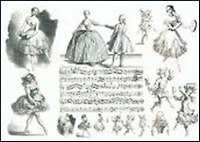 Бумага для декуп. Танцевальные фигуры мини Софт (TO-DO 022) (25х35) (упаковка) 2327305 — 1