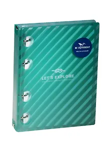 Тетрадь на кольцах в клетку InFolio, Let's explore, 120 листов