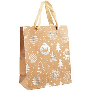 Пакет А4 32*26*12,5 "Surprise" Новый год, бум.мат.