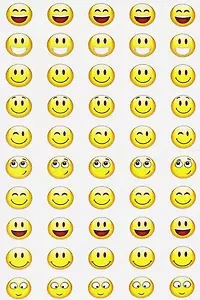 Наклейки для поощрения "Смайлики"